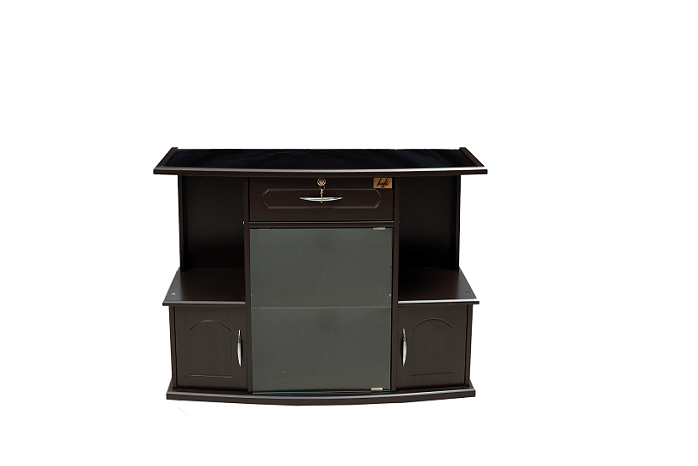 Sony TV Stand with MDF & PU in Dark Chocolate Color