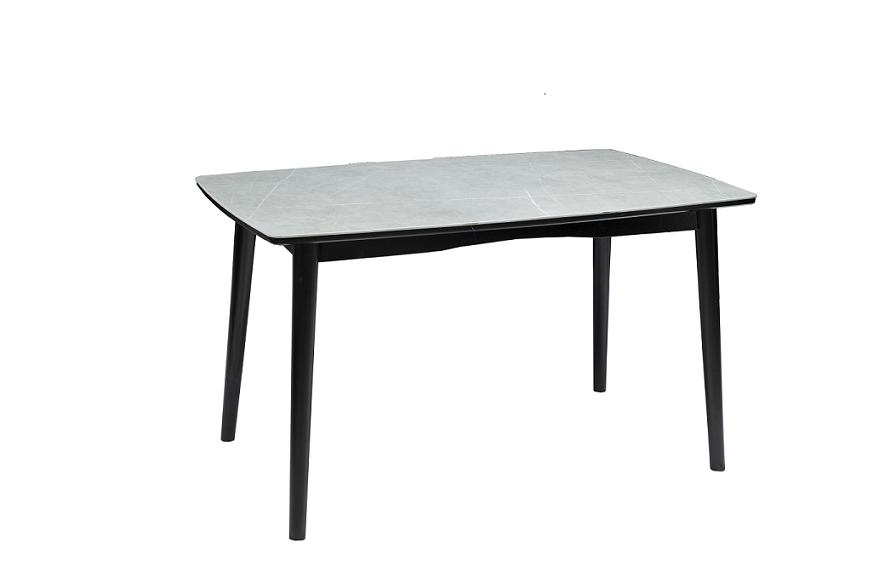 Sofia Dinning Table with Marble Top and Wodden Base