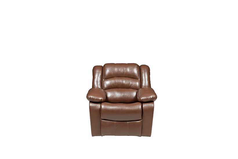 Harrison Recliner Chair in Chocolate PU Color