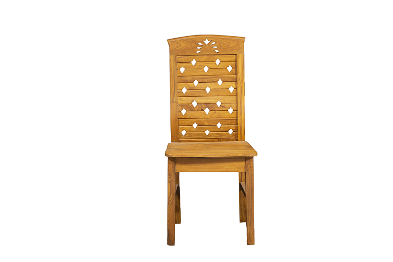 Amber Dining Chair with CP Segun Solid Wood