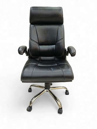 Lumen Revolving Office Chair in Leather PU