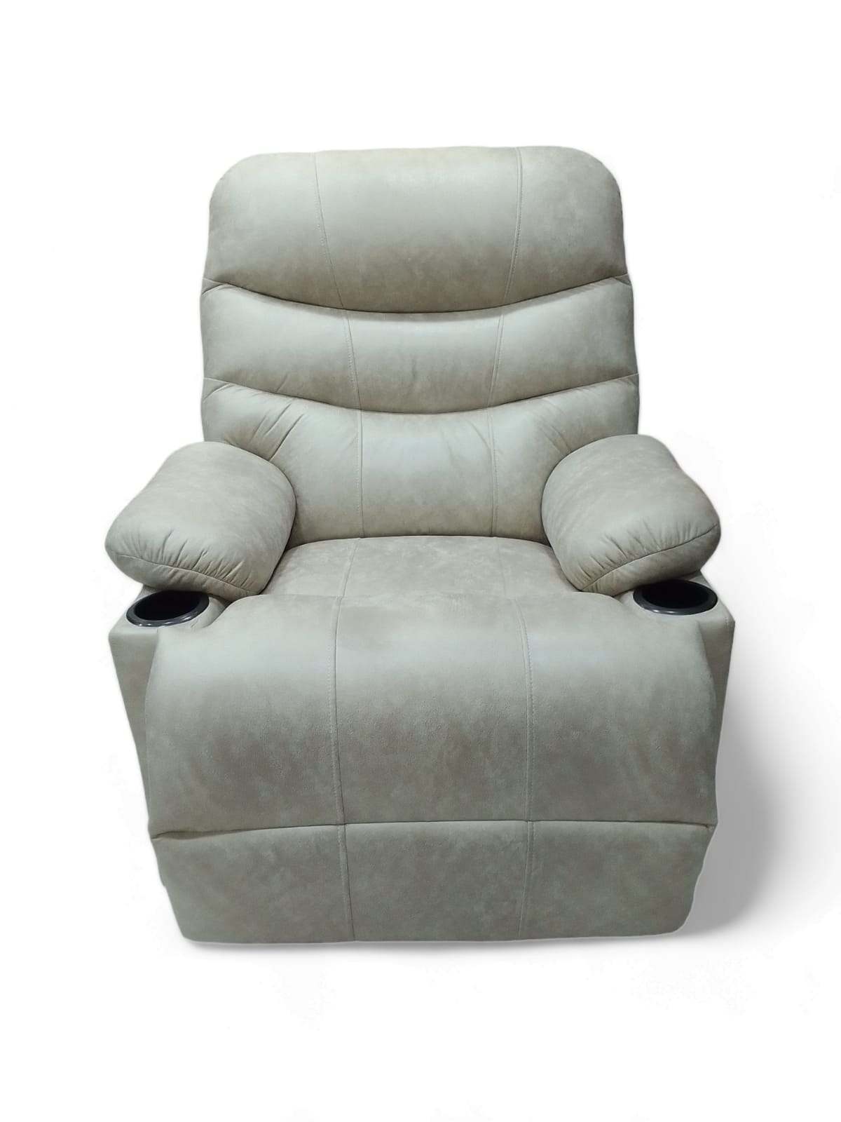 Cheston Rocking cum Recliner White Fabric