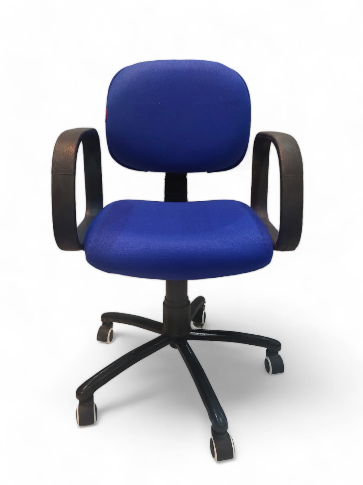 Garry Office Chair with Height Adjustable in Blue Color Fabric