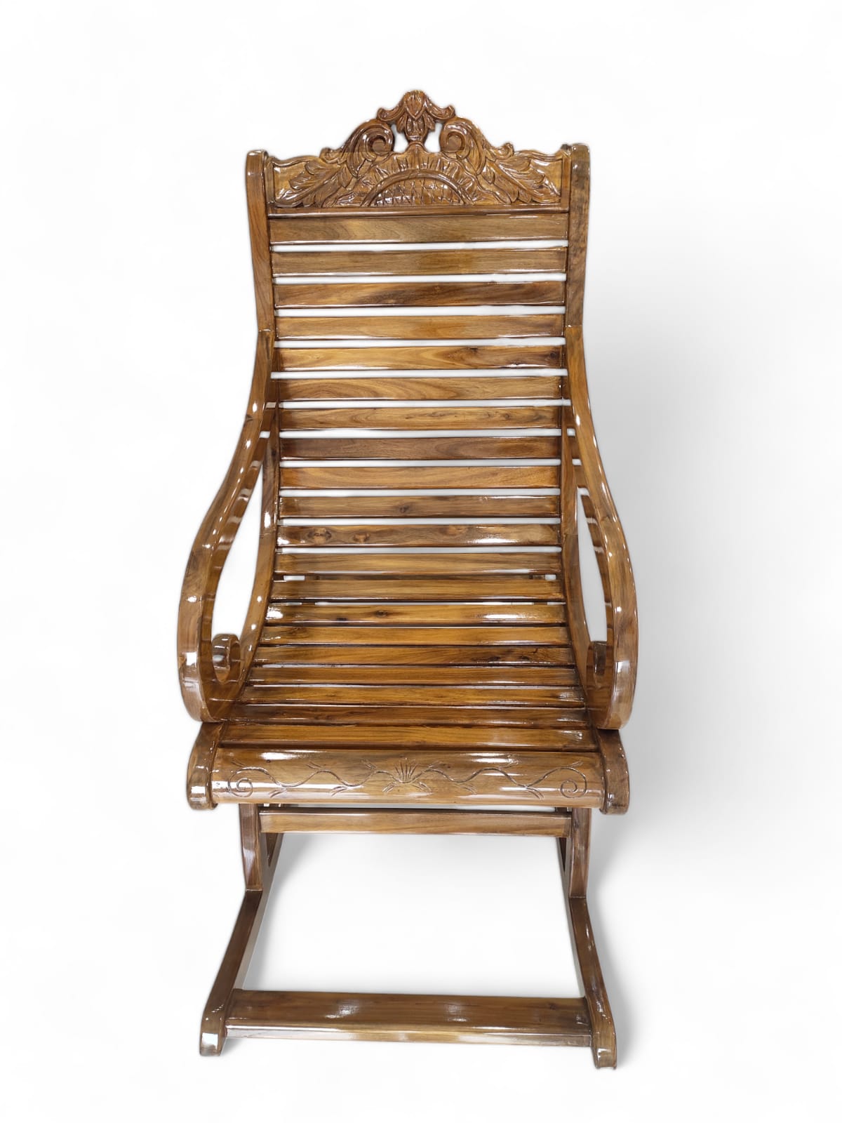 Dibala Rocking Chair Segun Wood with Cushion