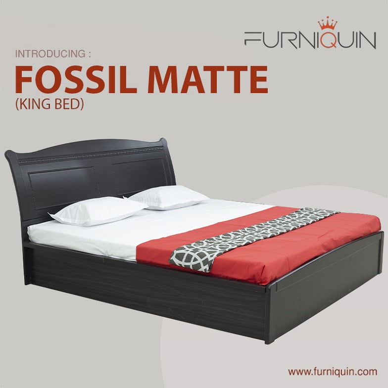Fossil Black (King Bed)