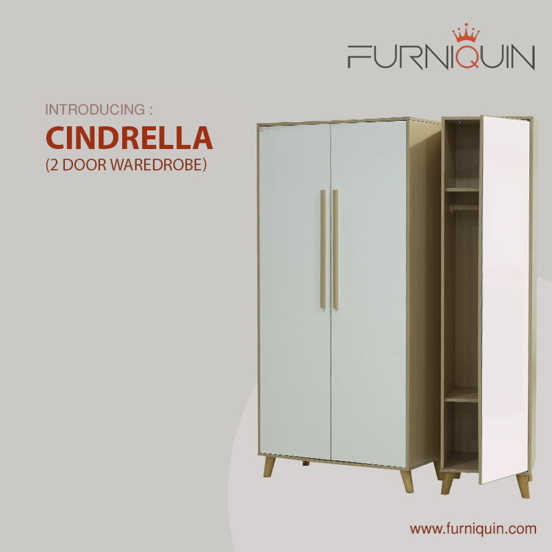 White Rose (2 Door Waredrobe)