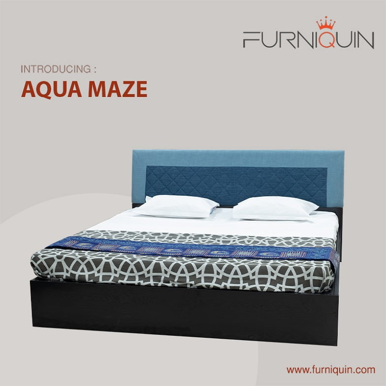 Aqua Maze King bed