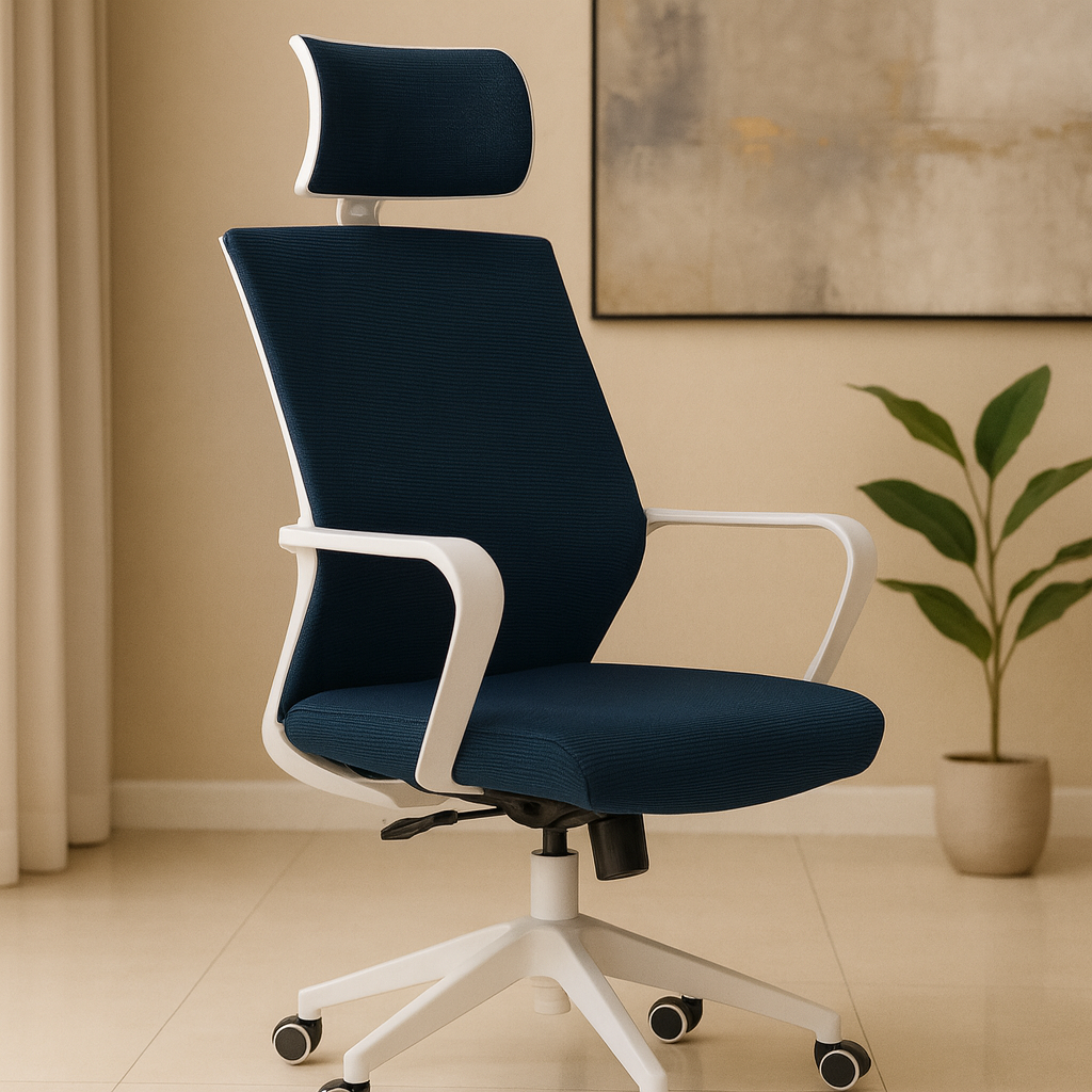 Venio Blue Revolving Office Chair