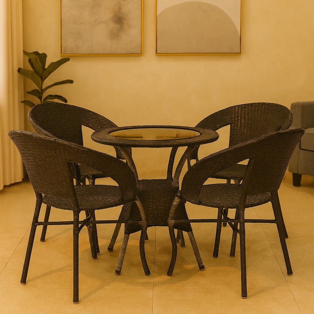 Dove Garden Table Chair Set